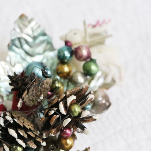 Vintage Mercury Glass Corsage - Picture 6 of 10